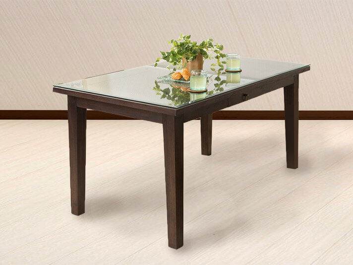 ダイニングテーブル（幅150cm）＆椅子2脚＆ベンチの4点セット 