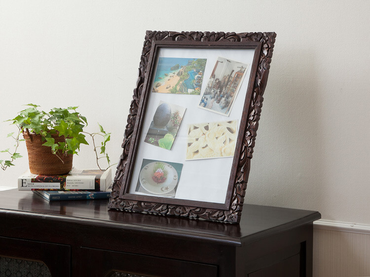 ウッドレリーフフレーム / A3サイズ対応【50506】 /アジアン雑貨・バリ雑貨