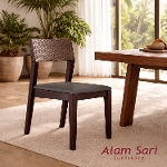 �`�[�N�����^�����t�F�C�N���U�[�̃_�C�j���O�`�F�A [Alam Sari �A�����T��] �yAS-298B�z �Z�~�I�[�_�[�Ή�