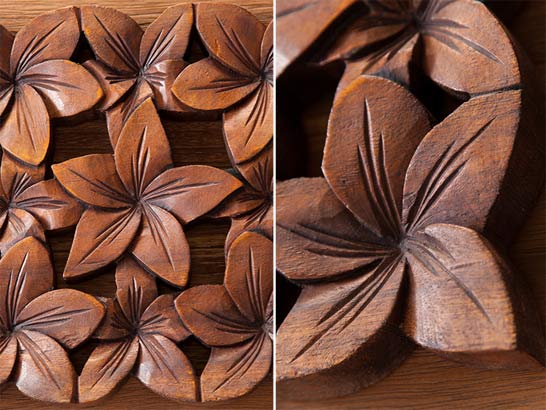 モチーフウッドレリーフ [3タイプ展開]【motif-carving】 /アジアン