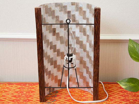 カピスシェルウォールランプ [3色展開]【shell-wall-lamp】 /アジアン